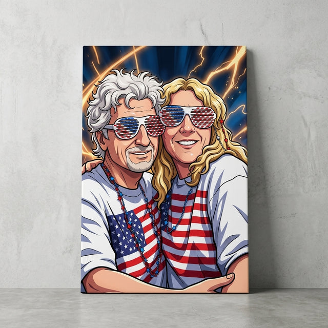 Personalized Anime Character Canvas From Your Photo