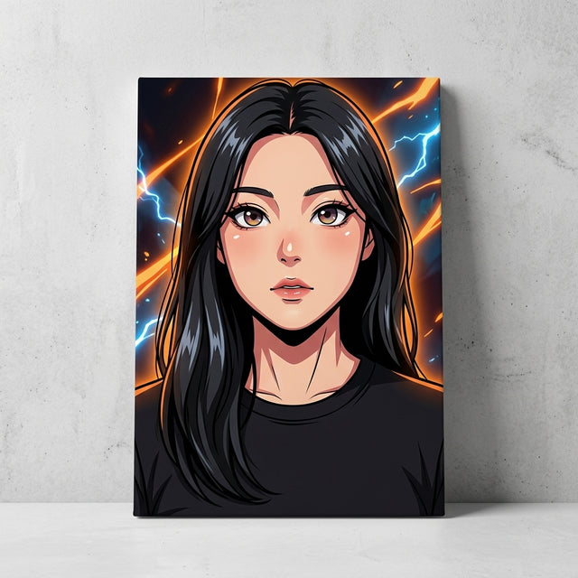 Personalized Anime Character Canvas From Your Photo