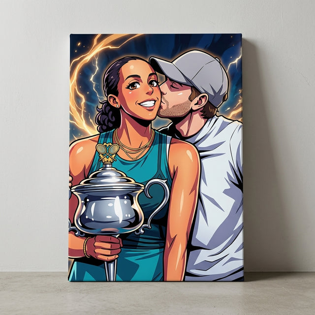 Personalized Anime Character Canvas From Your Photo