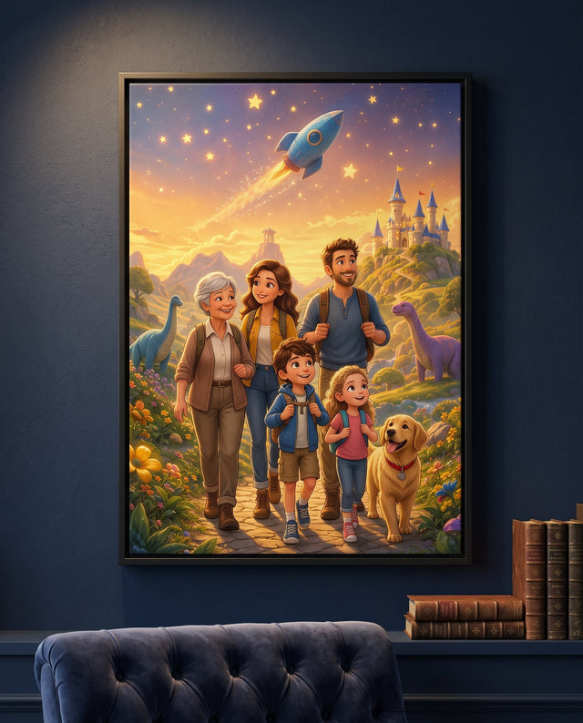 The Adventure You Imagined — Personalized Canvas
