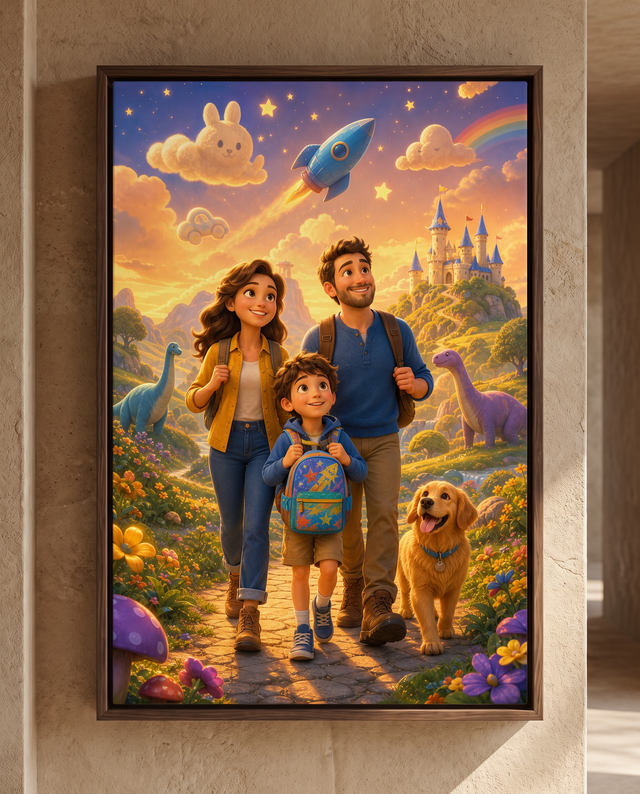 The Adventure You Imagined — Personalized Canvas