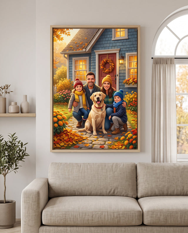 Our Home, Drawn by You — Personalized Canvas